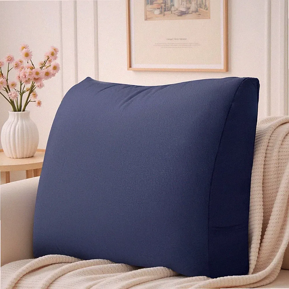 Back Support Pillow for Couch – Bed Rest Back Pillow with Removable Cover