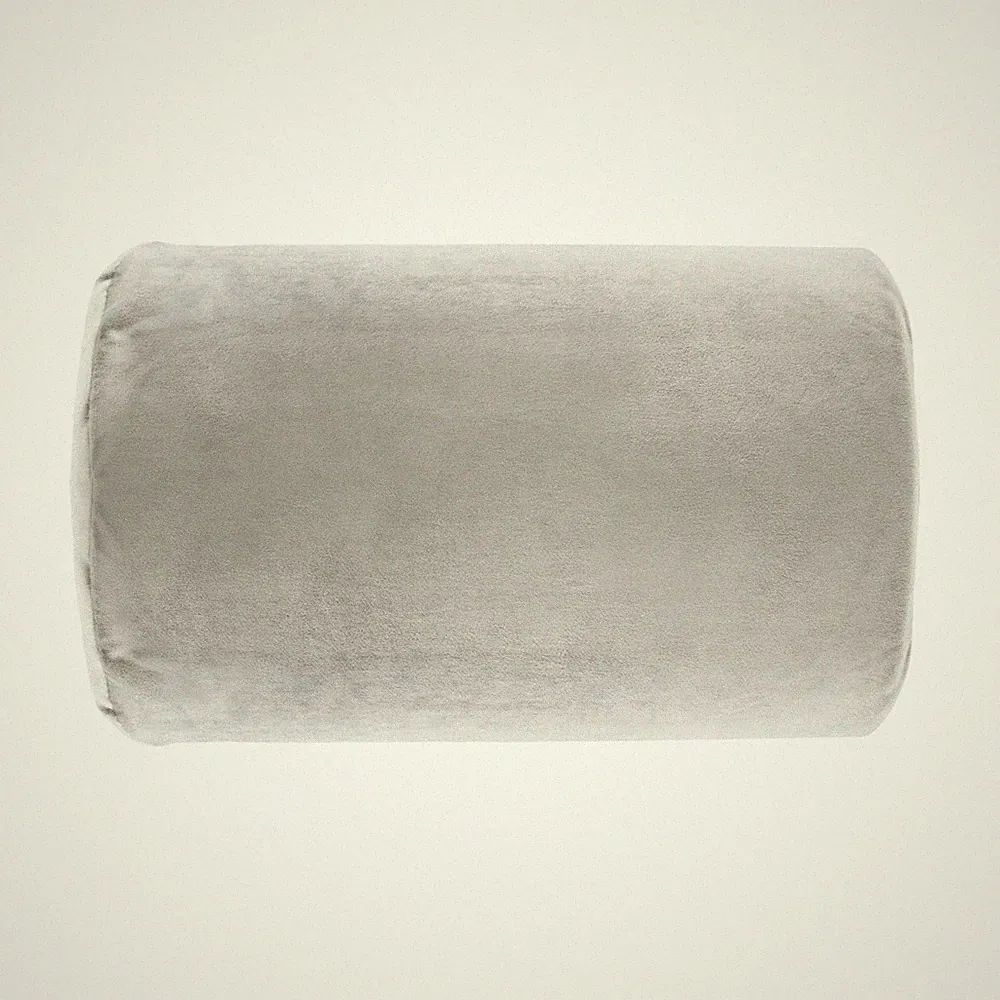 Lower Back Lumbar Support Pillow with Removeable Cover in Grey