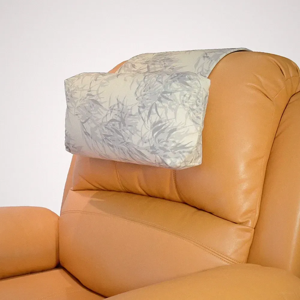 Non-Slip Head Pillow for Recliners - Neck Support Cushion with Velvet Cover f...