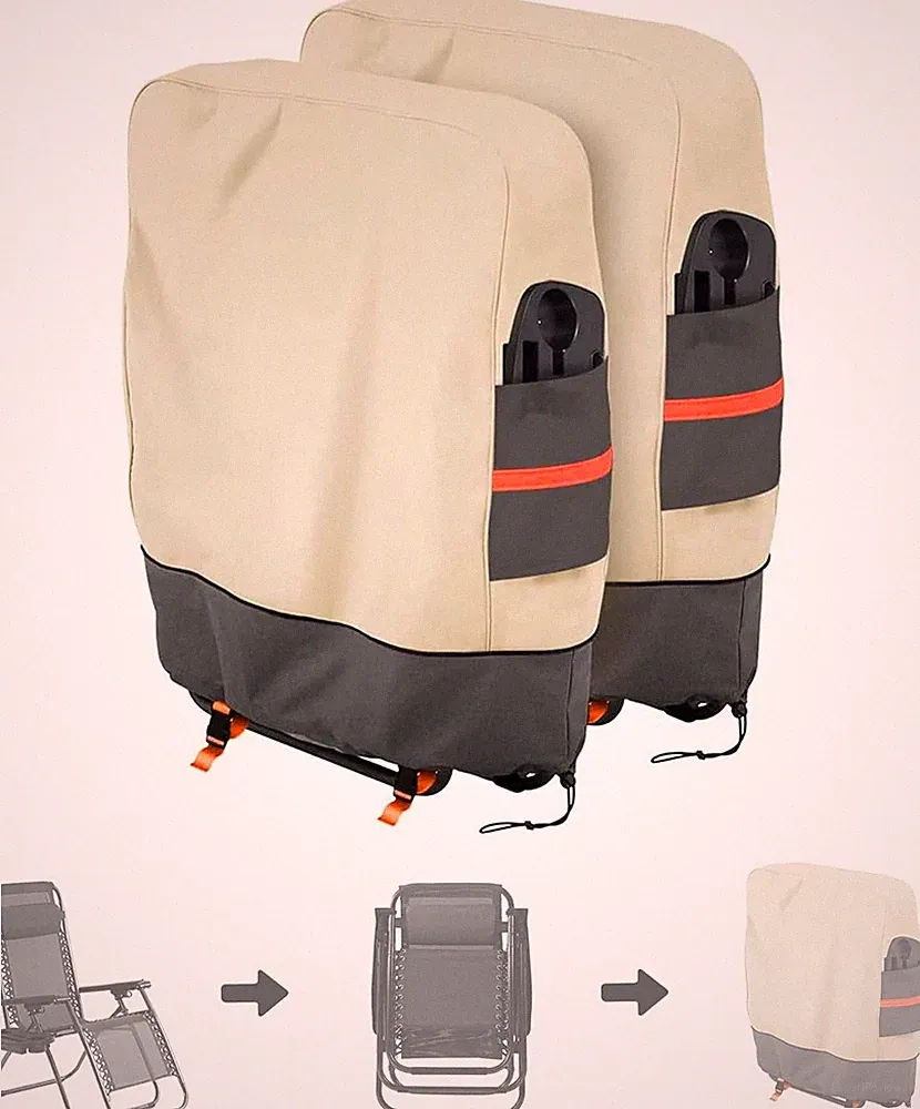 SOKINGCOVER Zero Gravity Chair Covers - Outdoor Folding Recliner Chair...
