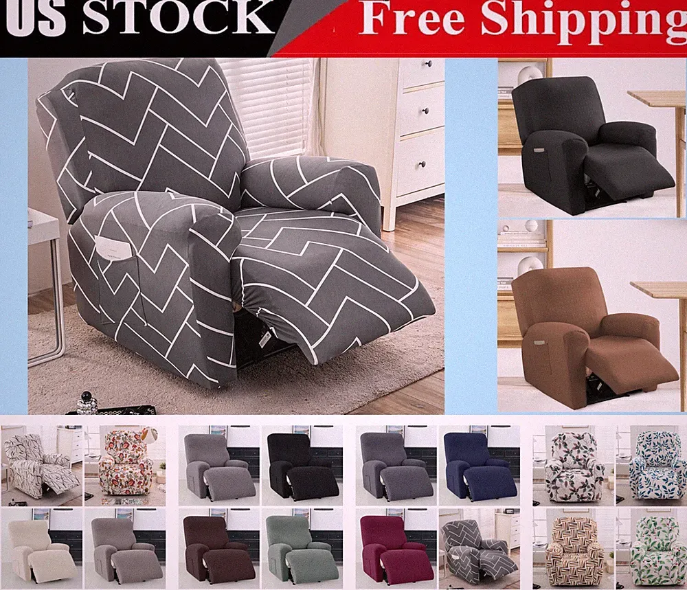 Stretch Recliner Chair Slipcover Lazy Boy Sofa Cover Protector US Stock
