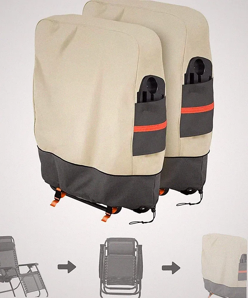 Zero Gravity Chair Covers Outdoor Folding Recliner Chair Cover Waterproof UV